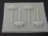 3551 Mustache Chocolate or Hard Candy Lollipop Mold
